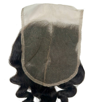 Raw Vietnamese Ripple Curly 5x5 Swiss Lace Closure