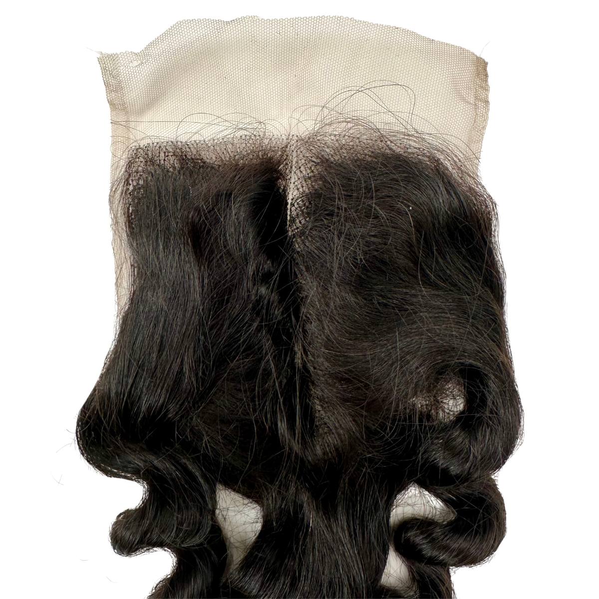 Raw Vietnamese Ripple Curly 5x5 Swiss Lace Human Hair Closure