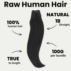 Raw Vietnamese Straight 100% Human Hair Bundles - Private Label