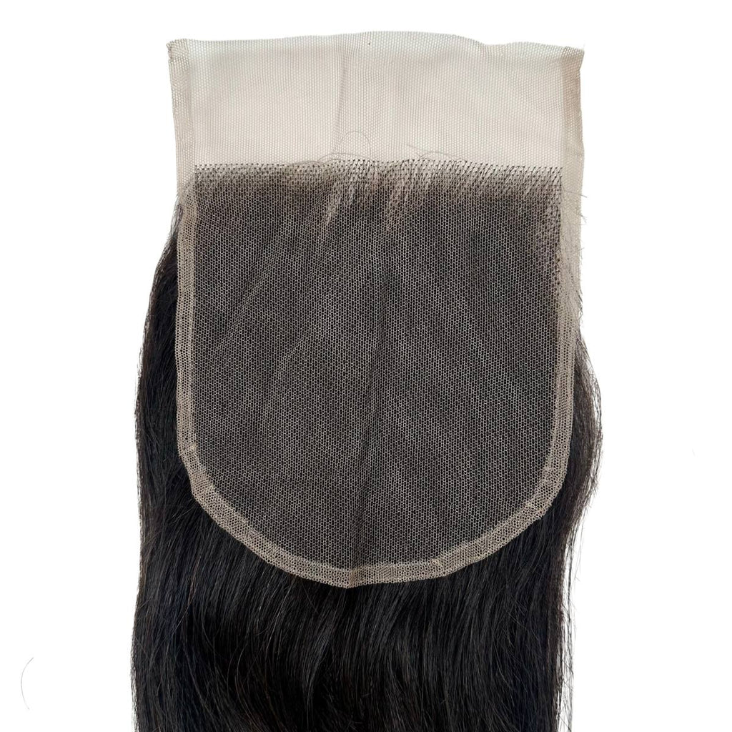 Raw Vietnamese Straight 5x5 Swiss Lace Human Hair Closure - Private Label
