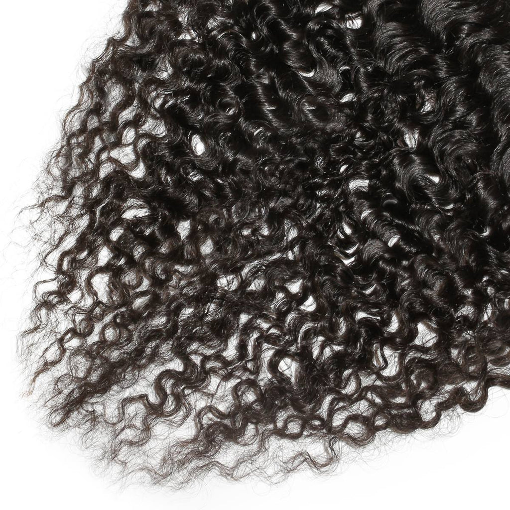 Raw Burmese Curly 13x4 HD Lace Human Hair Frontal - Private Label