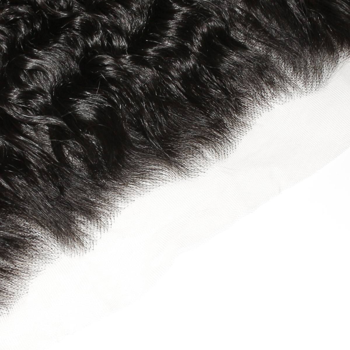 Raw Burmese Curly 13x4 HD Lace Human Hair Frontal - Private Label