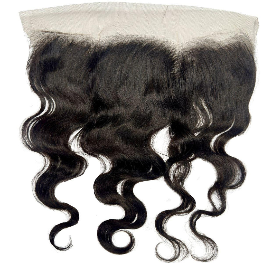 Brazilian Raw Body Wave 13x4 Transparent Frontal SALE - Private Label