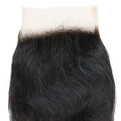 Raw Indian Curly 5x5 Transparent Lace Closure