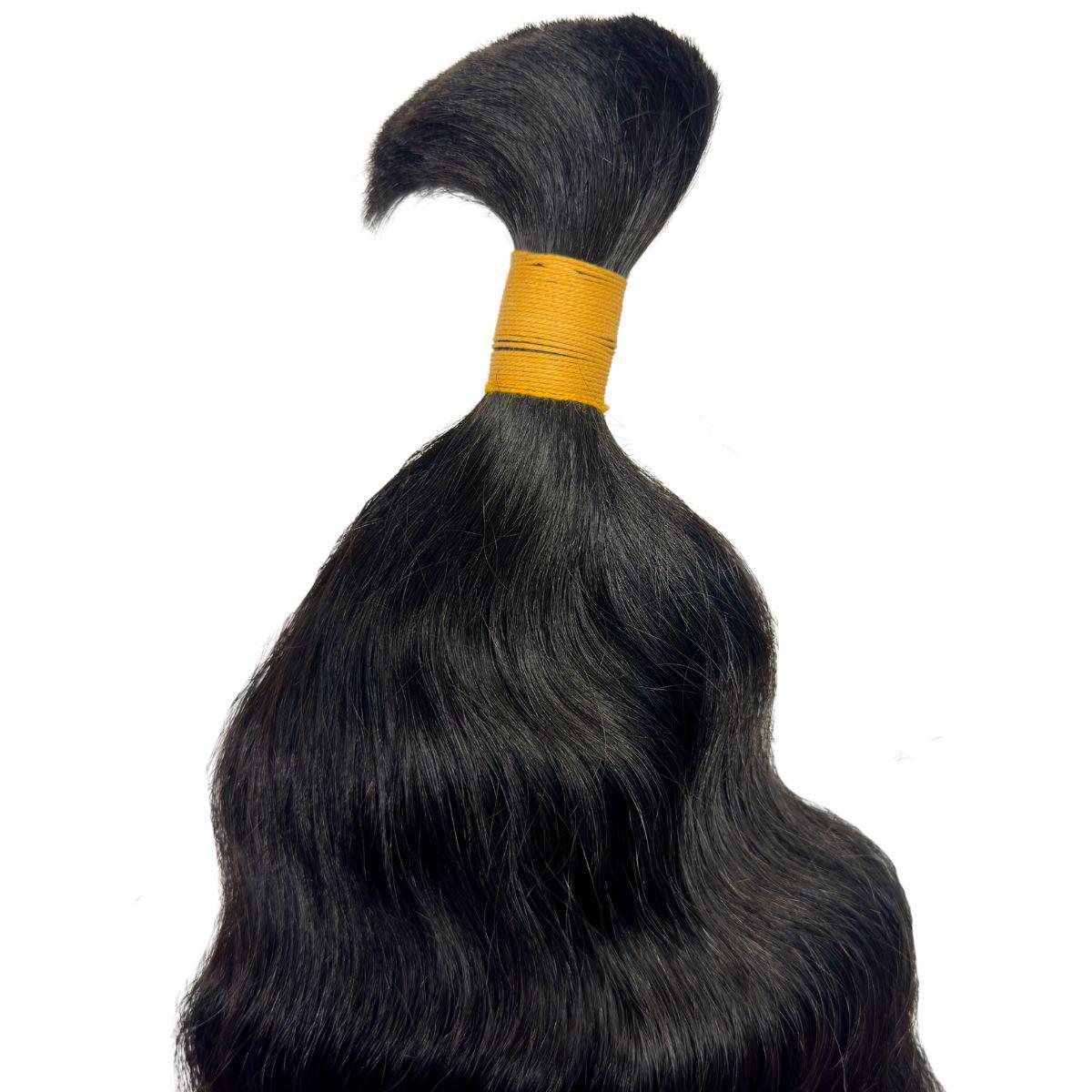 Raw Indian Curly Bulk 100% Human Braiding Hair - Private Label