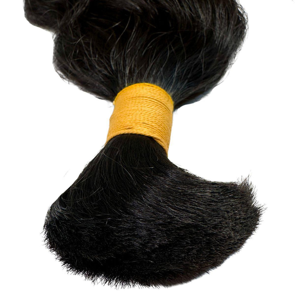 Raw Indian Curly Bulk 100% Human Braiding Hair - Private Label