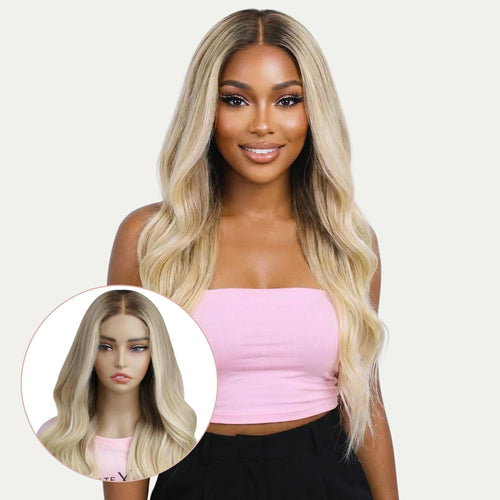 Ruby Glueless 5x5 HD Lace Professionally Colored 100% Human Hair Closure Wig - Private Label