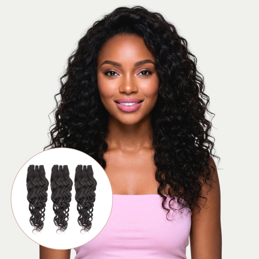 Spanish Wave 100% Human Hair Bundle Deals - Private Label
