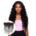 Spanish Wave 13x4 Transparent Lace Human Hair Frontal - Private Label