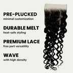Spanish Wave 5x5 HD Lace Human Hair Closure - Private Label