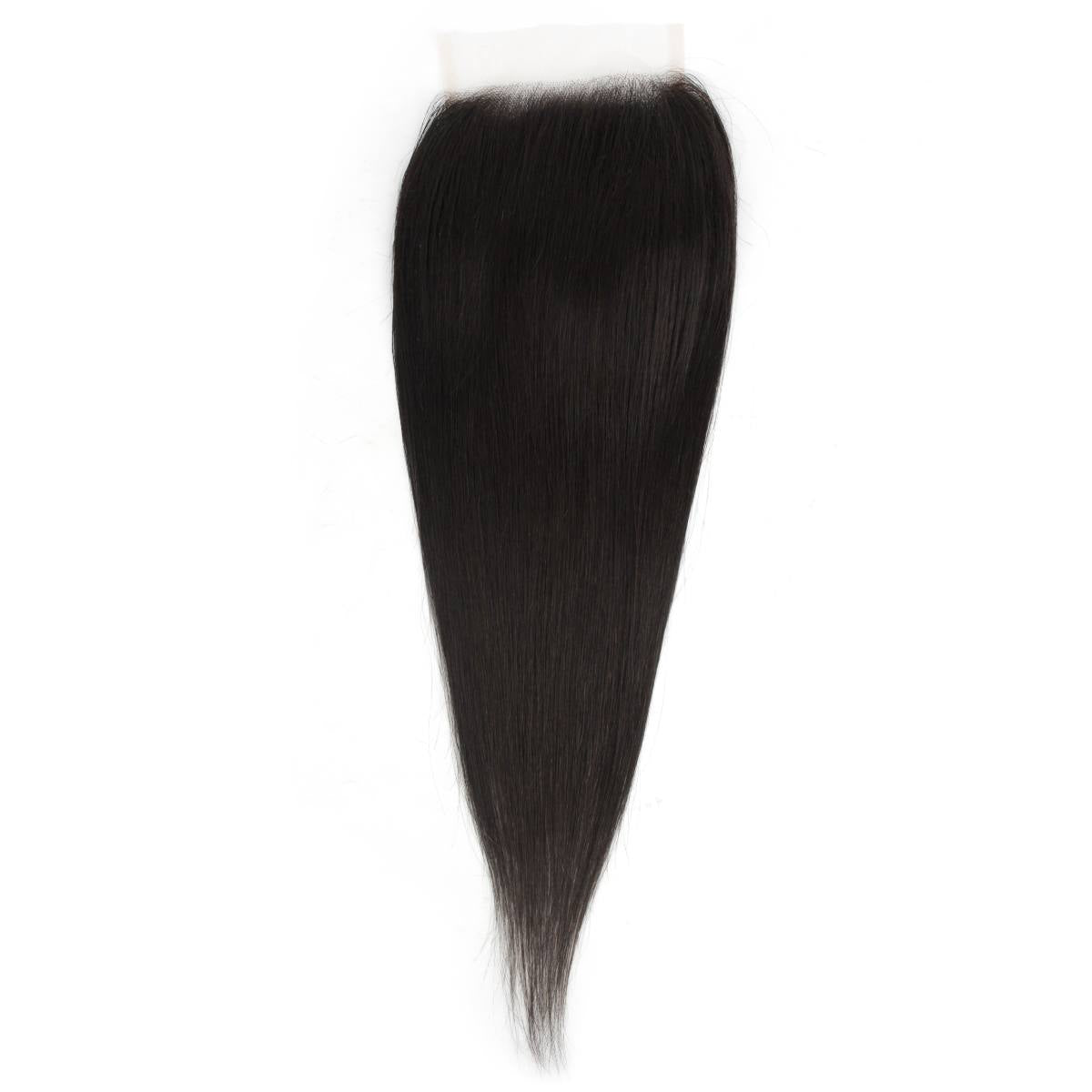 Straight 5x5 Transparent Lace Human Hair Closure - Private Label
