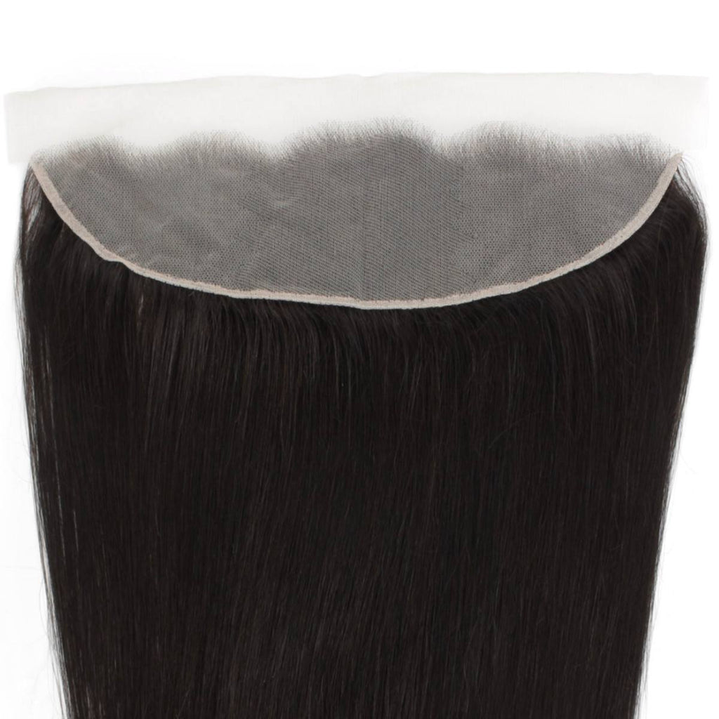 Brazilian Straight 13x4 Transparent Lace Human Hair Frontal - Private Label