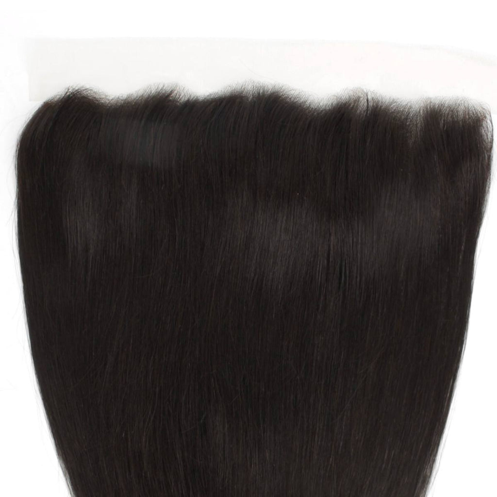 Brazilian Straight 13x4 Transparent Lace Human Hair Frontal - Private Label