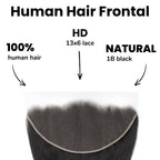 Straight 13x6 HD Lace Human Hair Frontal - Private Label
