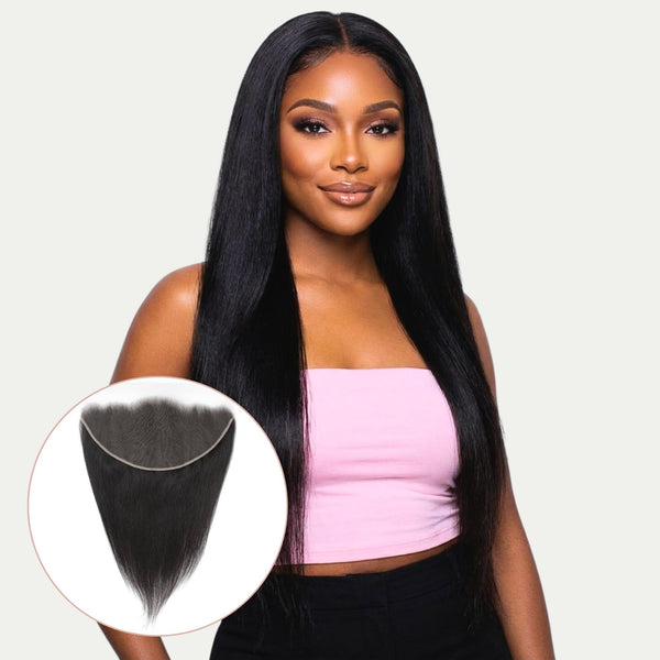 Straight 13x6 HD Lace Human Hair Frontal - Private Label