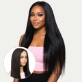 Straight 2x6 HD Lace Closure 100% Human Hair Glueless Wig - Private Label