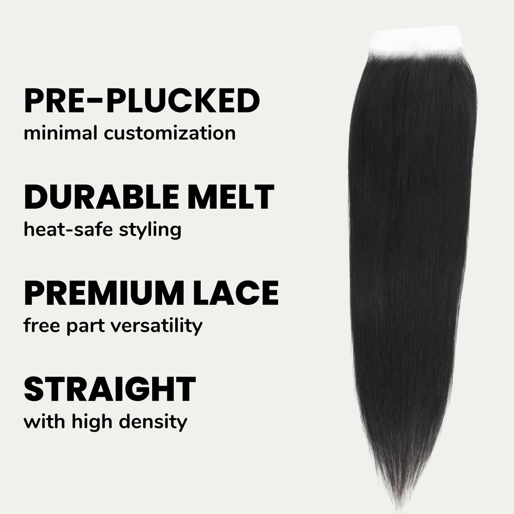 Straight 5x5 HD Lace Human Hair Closure - Private Label