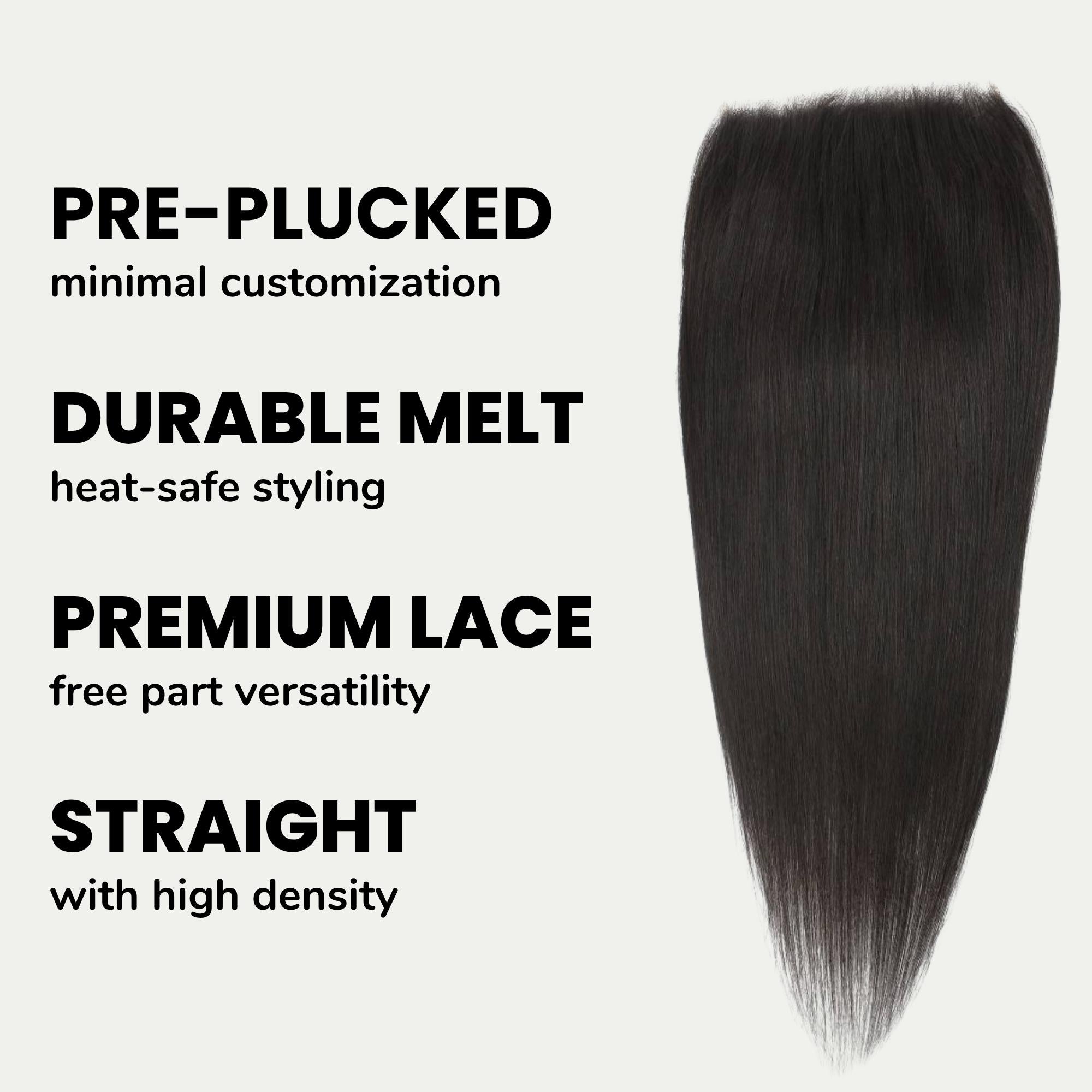 Straight 7x7 HD Lace Human Hair Closure - Private Label
