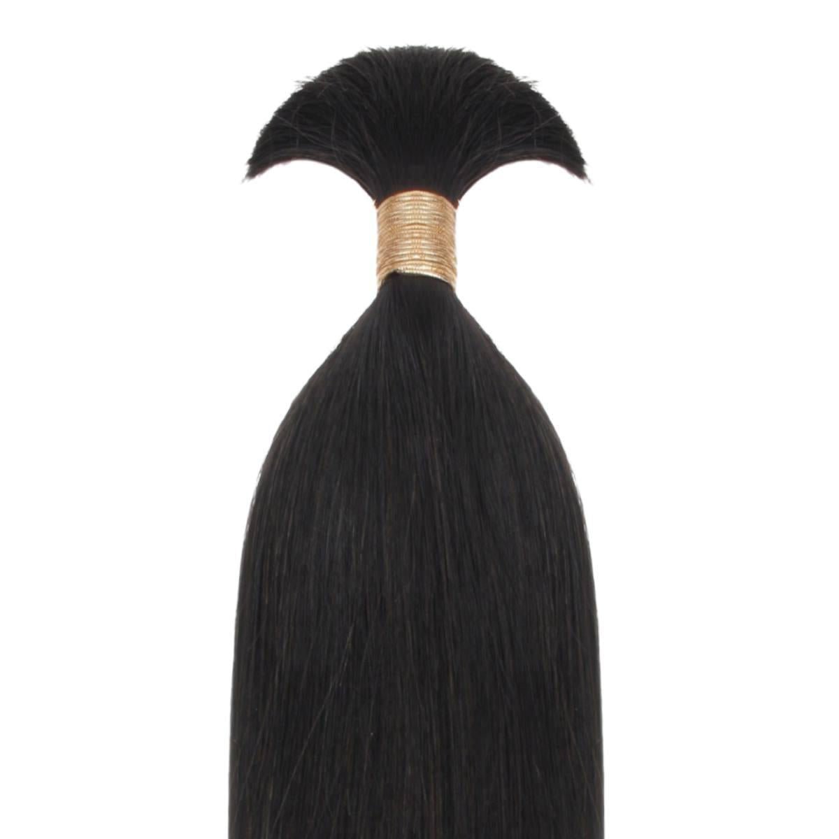 Straight Bulk 100% Human Braiding Hair - Private Label