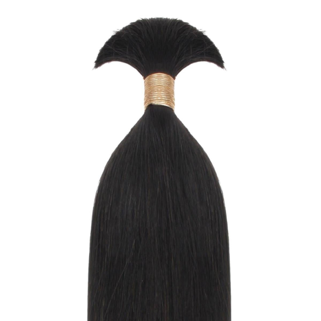 Straight Bulk 100% Human Braiding Hair - Private Label