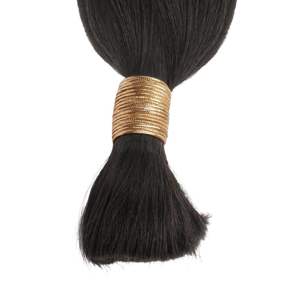 Straight Bulk 100% Human Braiding Hair - Private Label