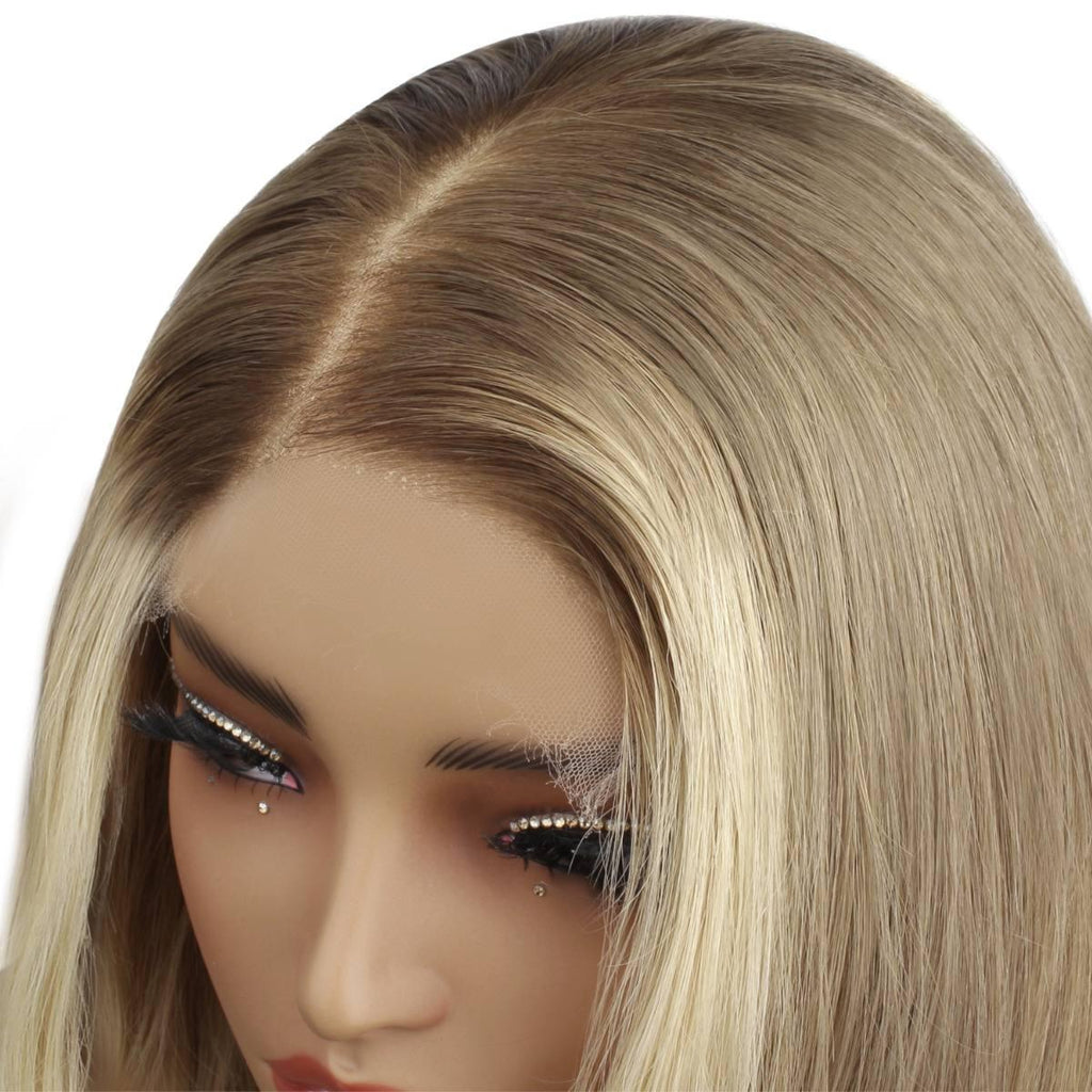 Taylor Glueless 5x5 HD Lace Professionally Colored 100% Human Hair Closure Wig - Private Label
