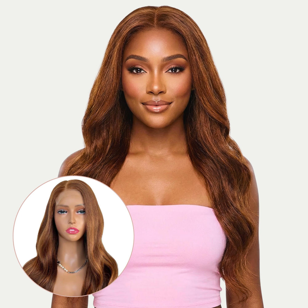 Tempest Glueless 5x5 HD Lace Professionally Colored 100% Human Hair Closure Wig - Private Label