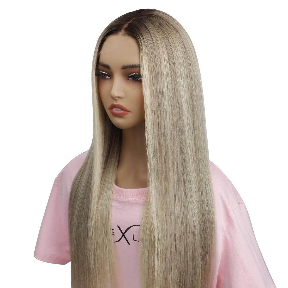 Tiffany Glueless 5x5 HD Lace Professionally Colored 100% Human Hair Closure Wig - Private Label