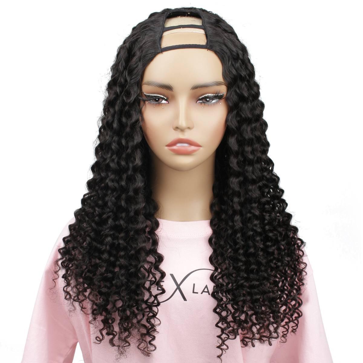 Tight Curl U Part 100% Human Hair Wig - Private Label
