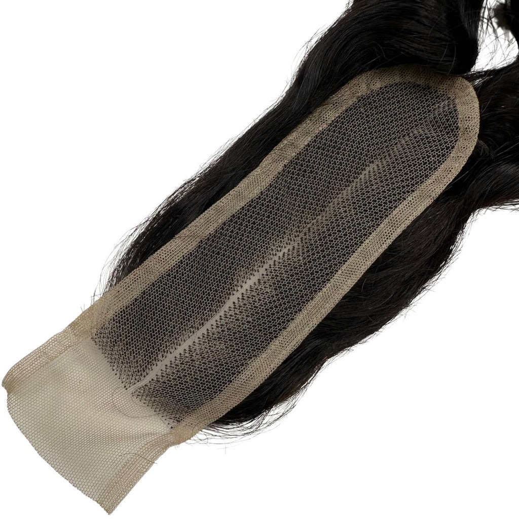 Raw Vietnamese Ripple Curly 2x6 Swiss Lace Human Hair Closure - Private Label