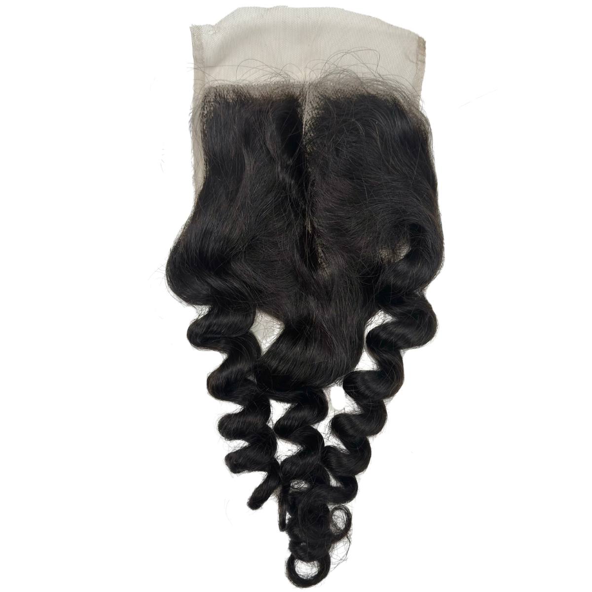 Raw Vietnamese Ripple Curly 5x5 Swiss Lace Human Hair Closure - Private Label