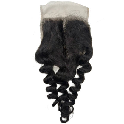 Vietnamese Ripple Curly 5x5 Swiss Lace Closure