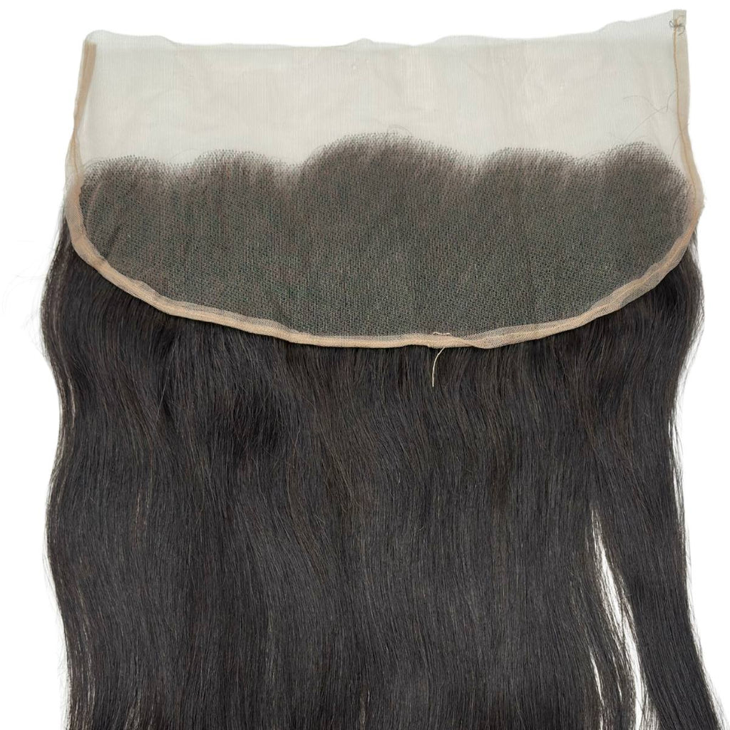 Raw Vietnamese Straight 13x4 Swiss Lace Human Hair Frontal - Private Label