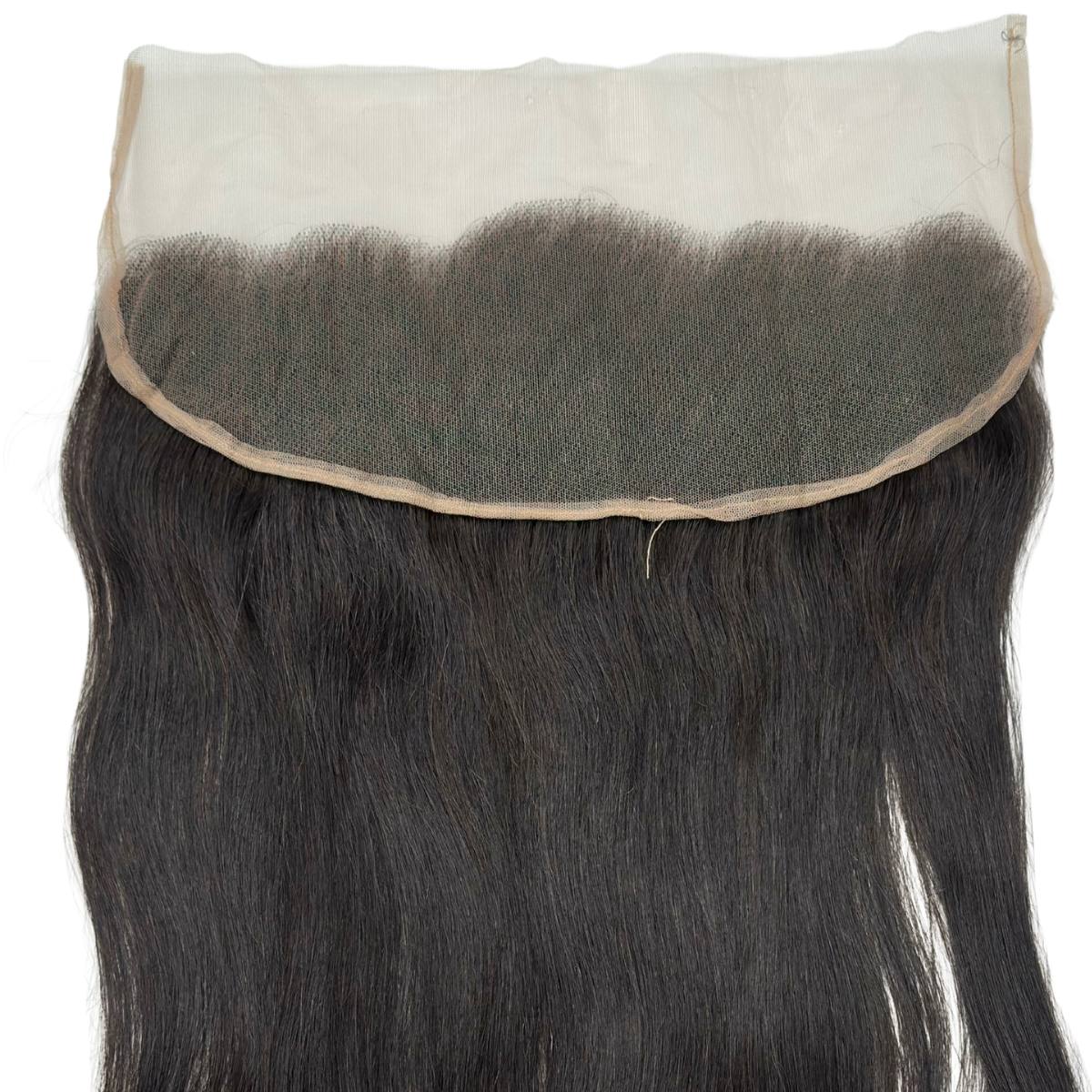 Raw Vietnamese Straight 13x4 Swiss Lace Human Hair Frontal - Private Label