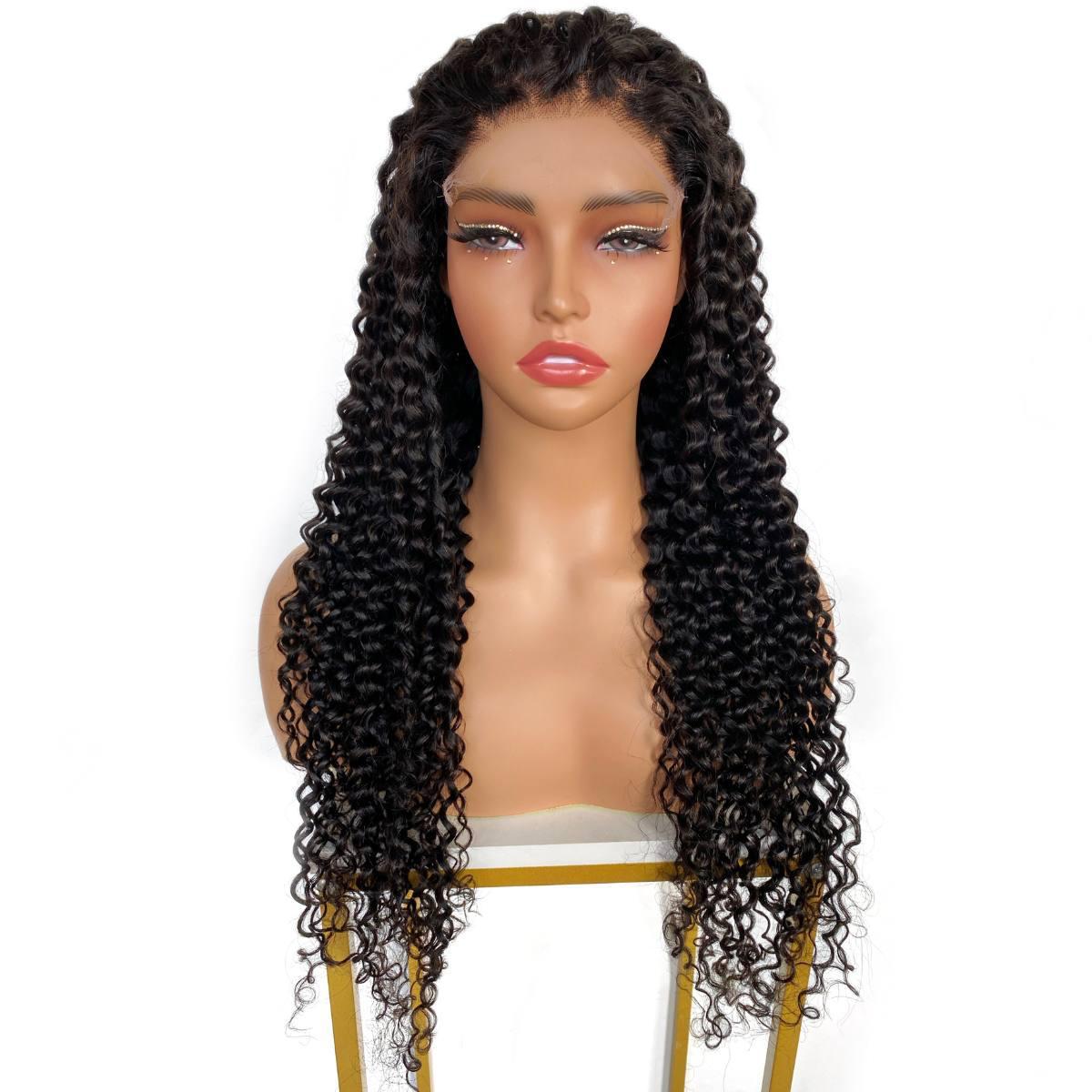 Water Wave 5x5 HD Lace Closure 100% Human Hair Wig – Private Label