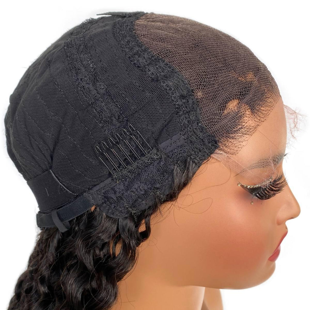 Water Wave 5x5 HD Lace Closure 100% Human Hair Wig - Private Label