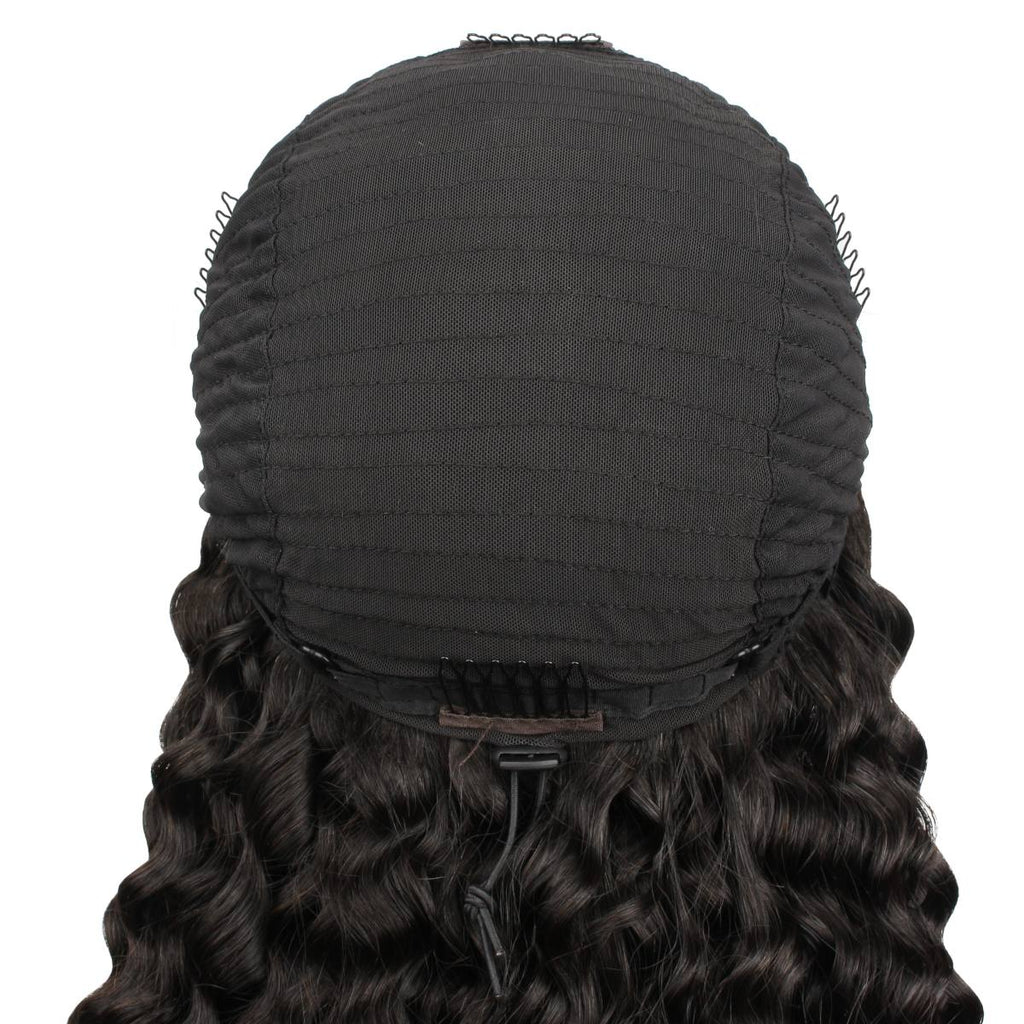 Water Wave Human Hair Half Wig - Private Label