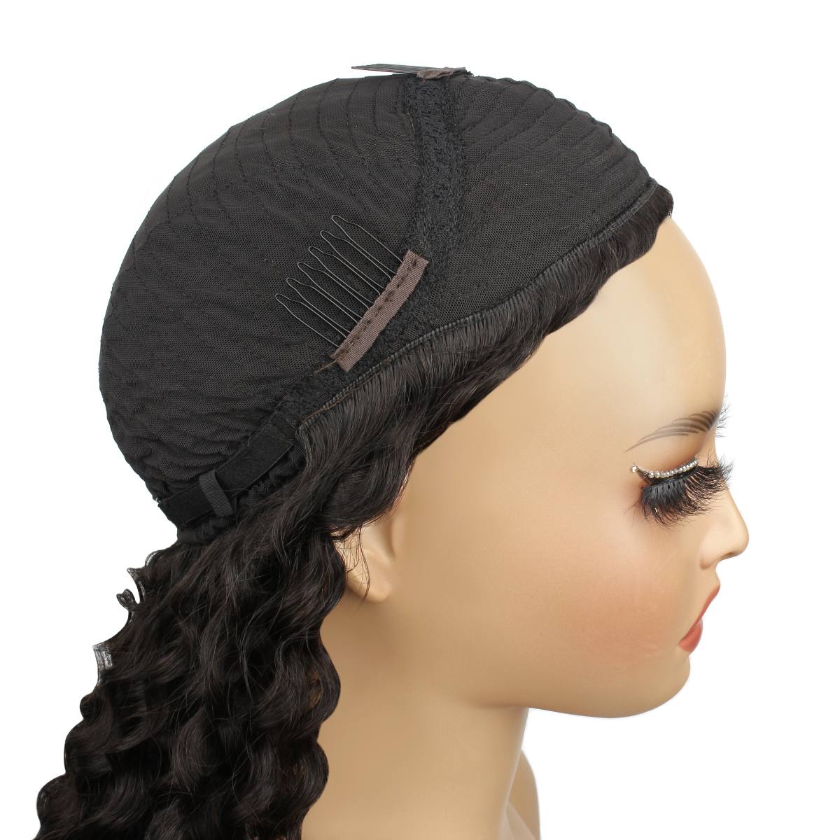 Water Wave Human Hair Half Wig - Private Label