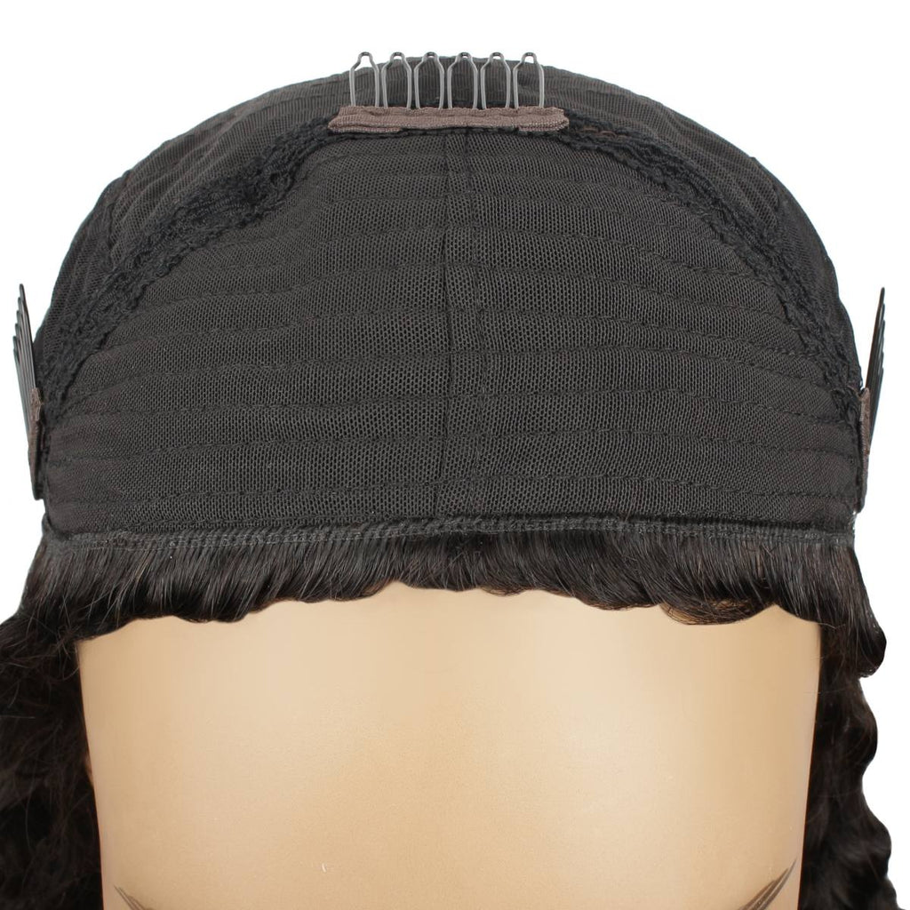 Water Wave Human Hair Half Wig - Private Label