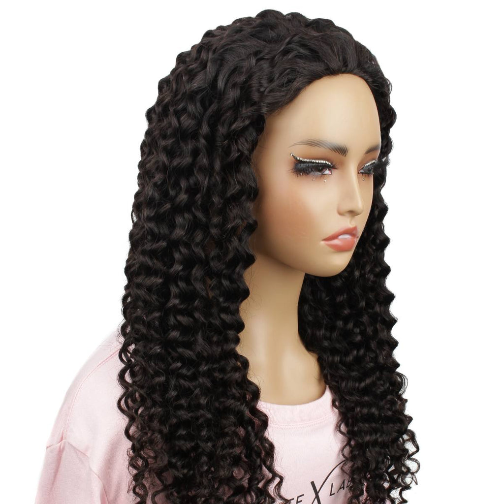 Water Wave Human Hair Half Wig - Private Label