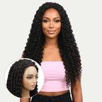 Water Wave Human Hair Half Wig - Private Label