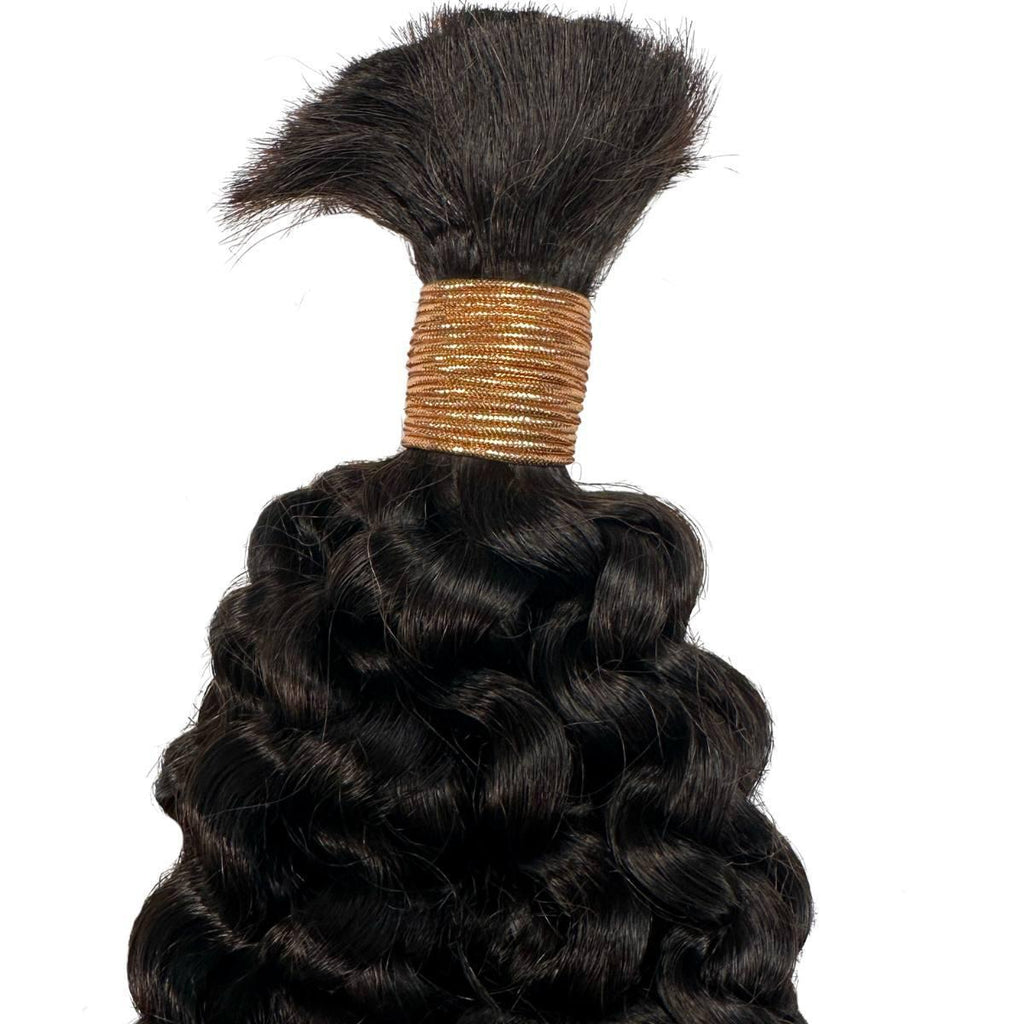 Water Wave Bulk 100% Human Braiding Hair - Private Label