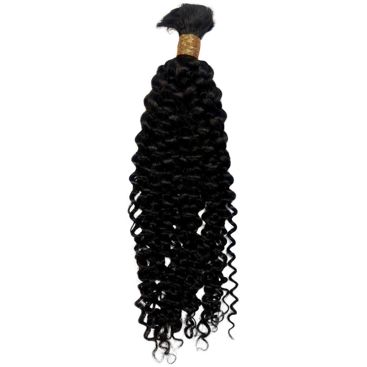 Water Wave Human Bulk Hair Extensions