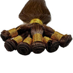 Dark Brown Straight Handtied Wefts - Private Label