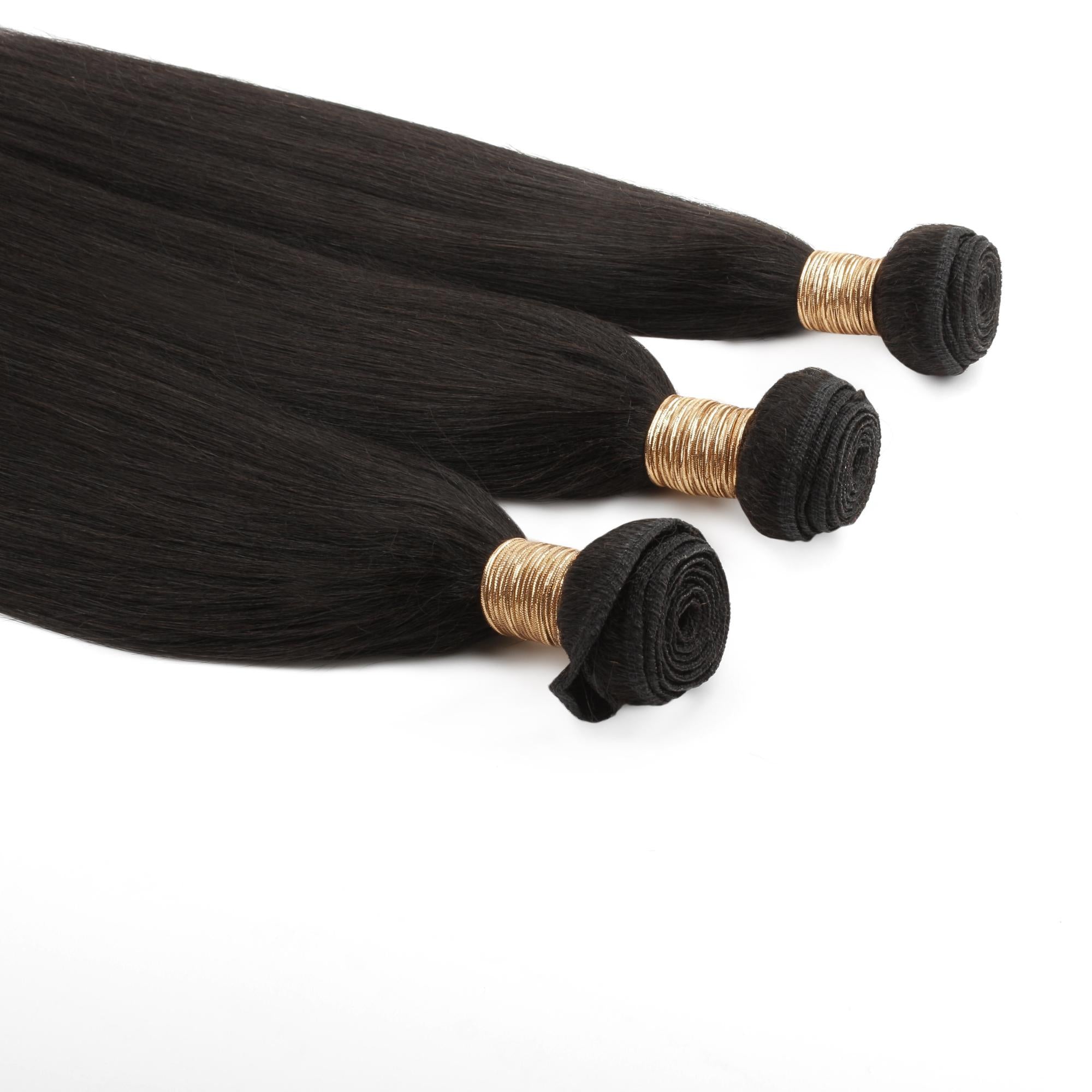 Yaki Straight 100% Human Hair Bundle Deals - Private Label