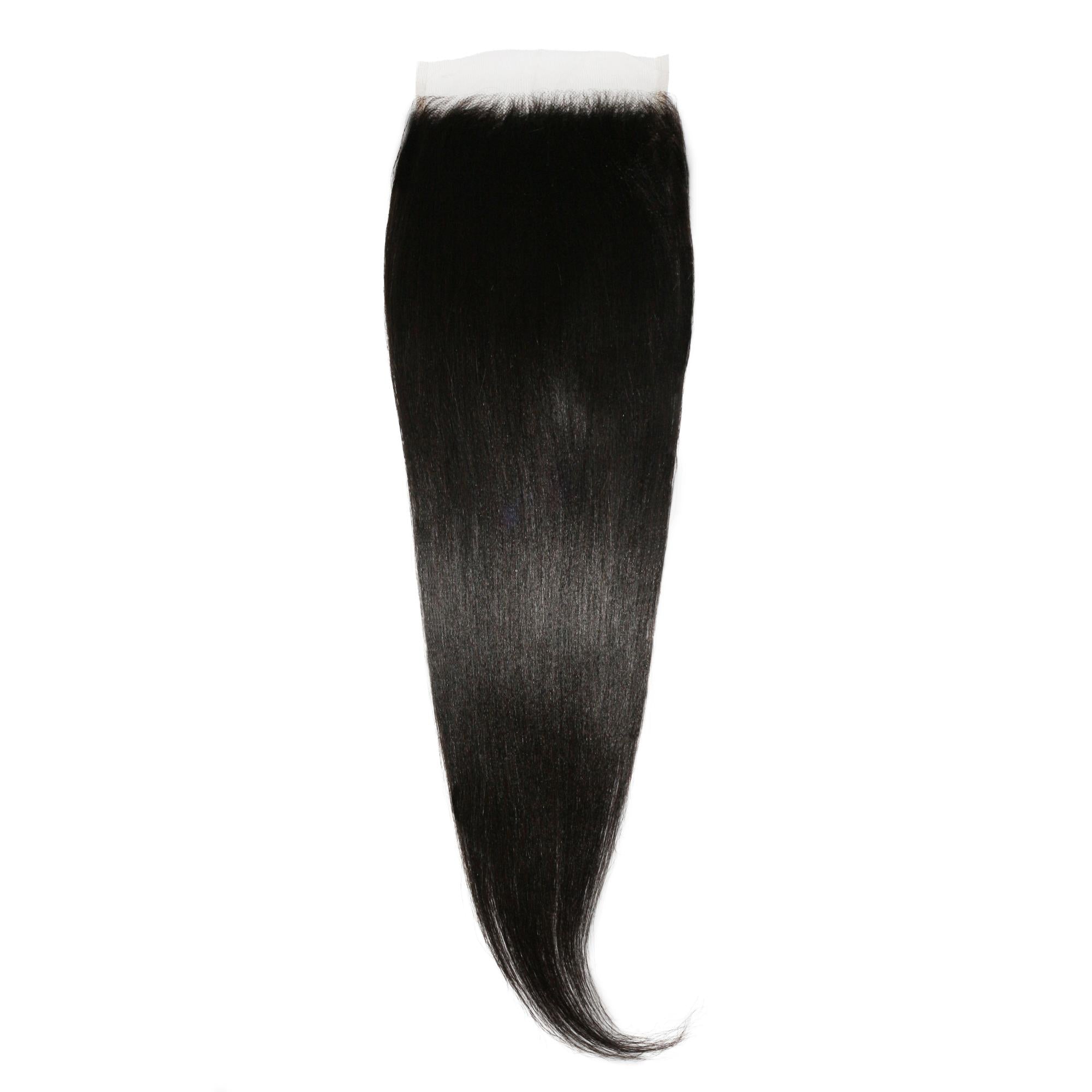 Yaki Straight 6x6 HD Lace Human Hair Closure - Private Label