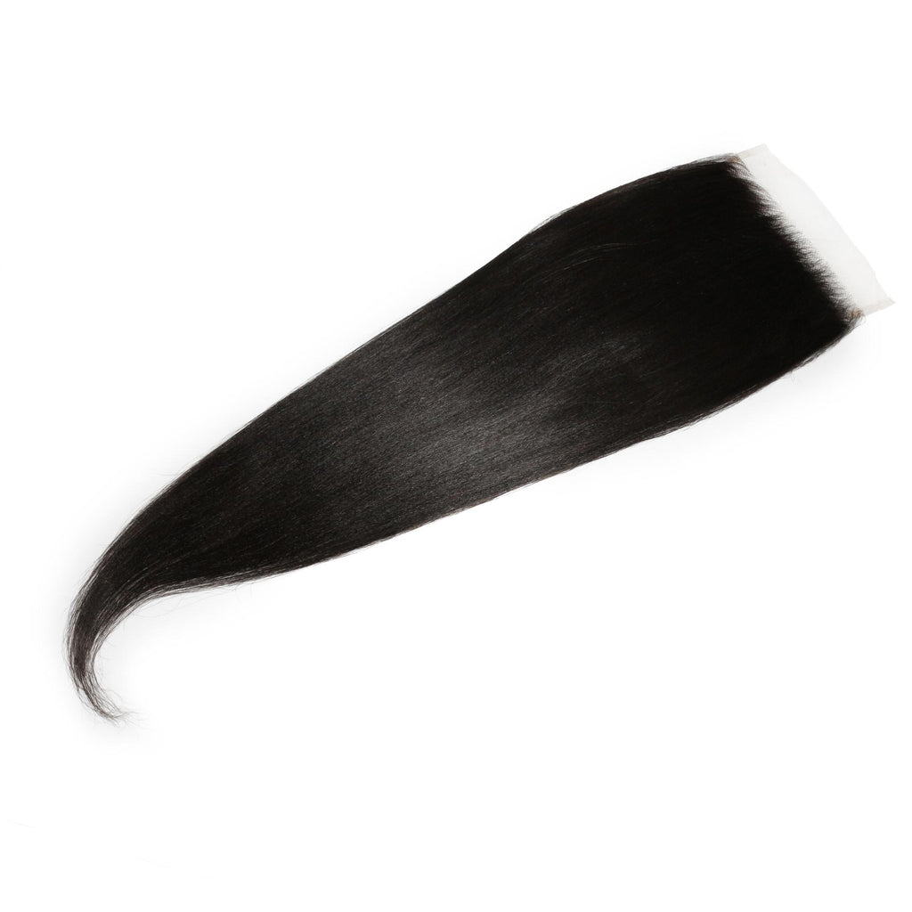 Yaki Straight 6x6 HD Lace Human Hair Closure - Private Label