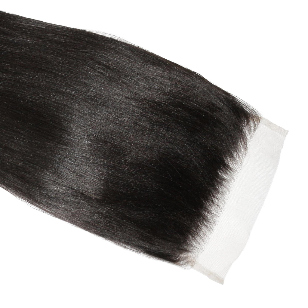 Yaki Straight 6x6 HD Lace Human Hair Closure - Private Label