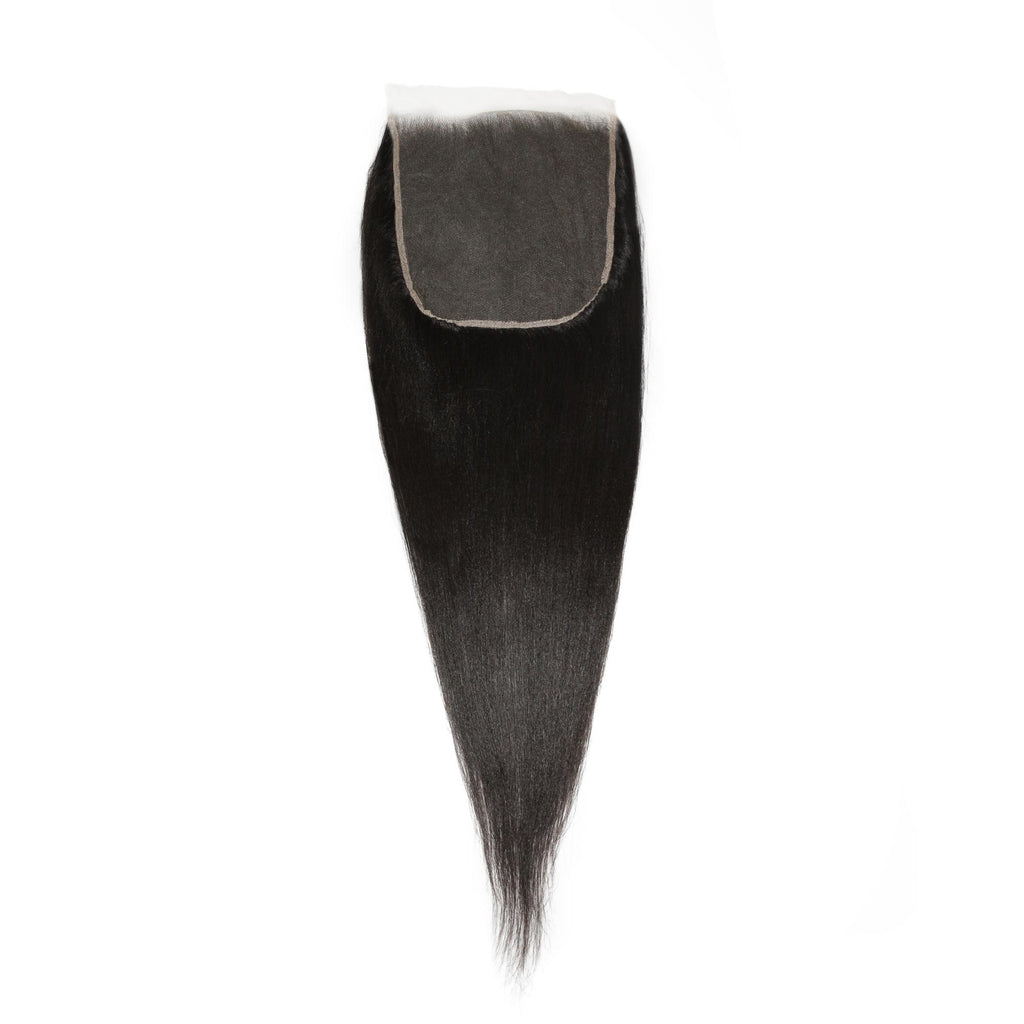Yaki Straight 7x7 HD Lace Human Hair Closure - Private Label