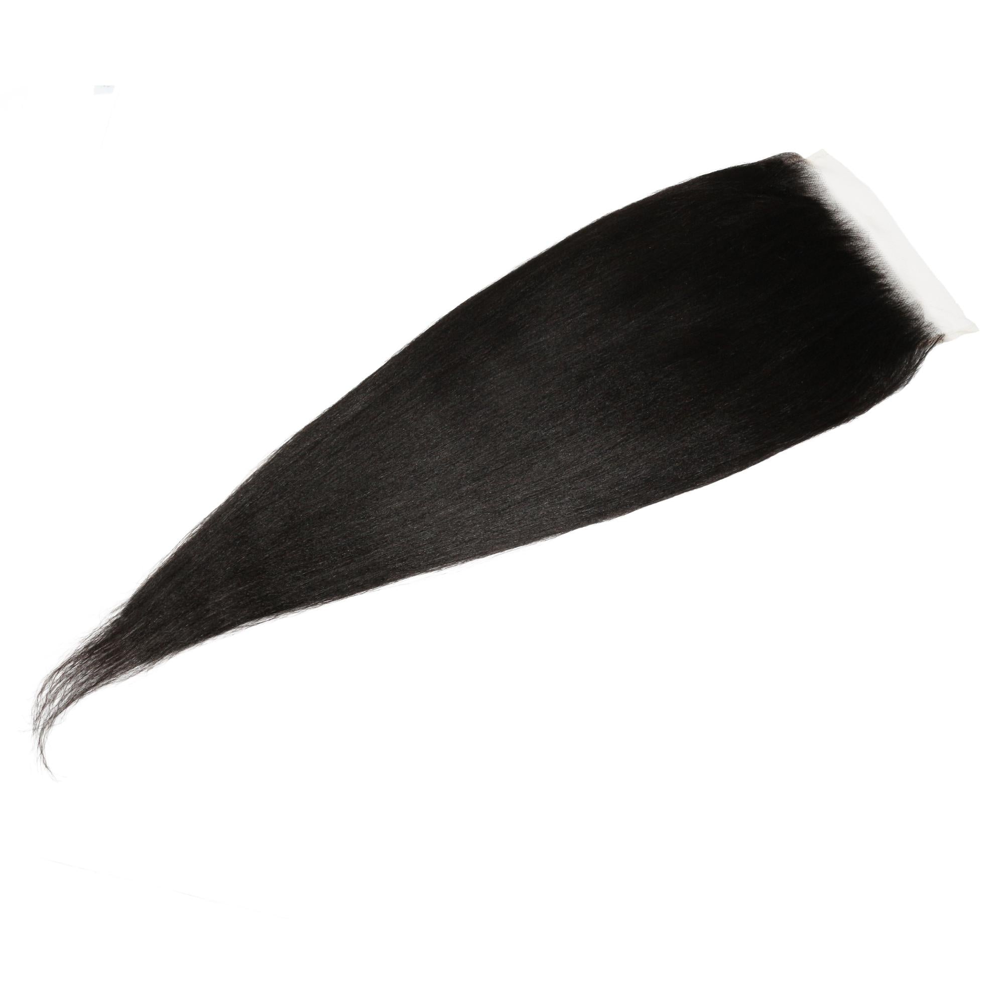 Yaki Straight 7x7 HD Lace Human Hair Closure - Private Label